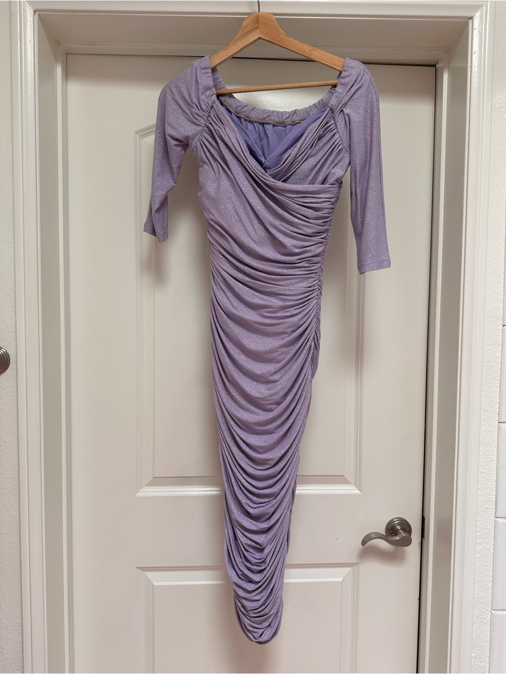 Pinup Couture Lilac Lurex Monica Dress 2013 size Medium